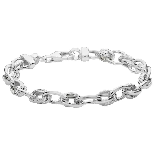 Silver Ladies' Fancy Bracelet 10.9g
